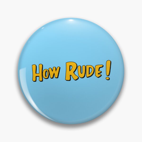 Item preview, How Rude! designed and sold by tracingthestars.