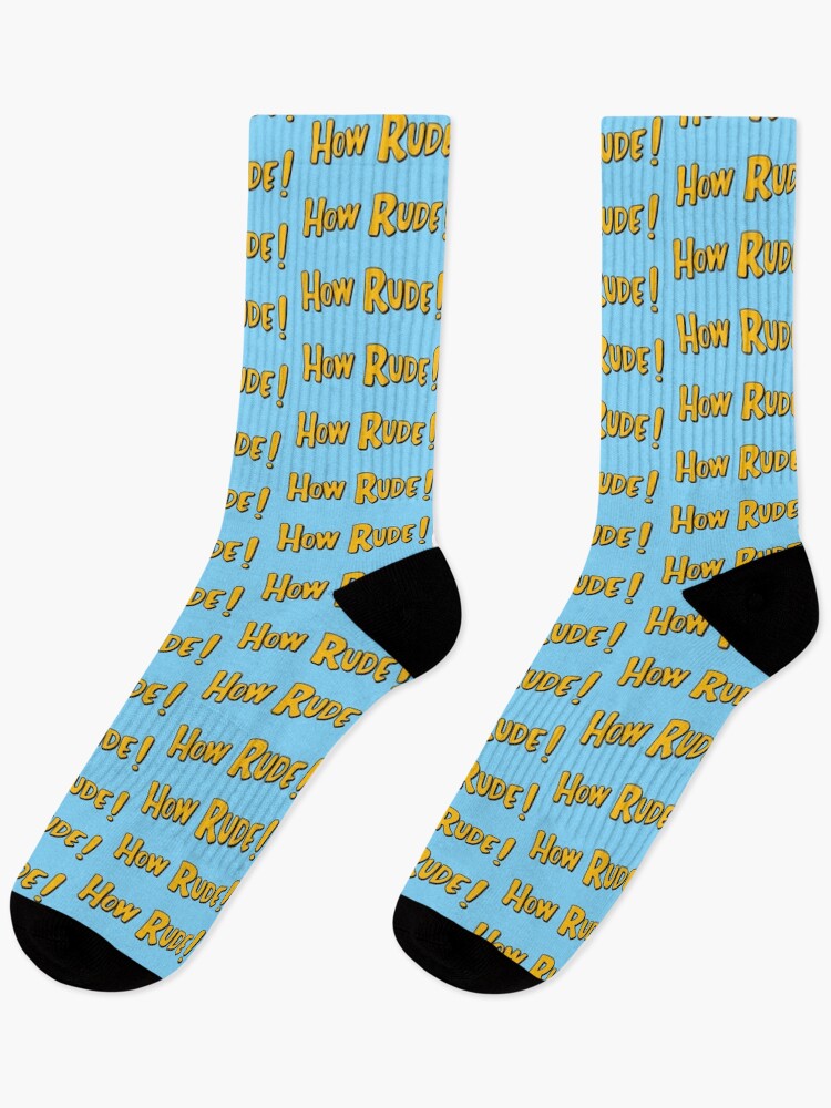 Thumbnail 1 of 5, Socks, How Rude! designed and sold by tracingthestars.
