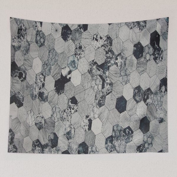 Item preview, Mismatched Hexagon Hive Pattern designed and sold by HouseHavoc.