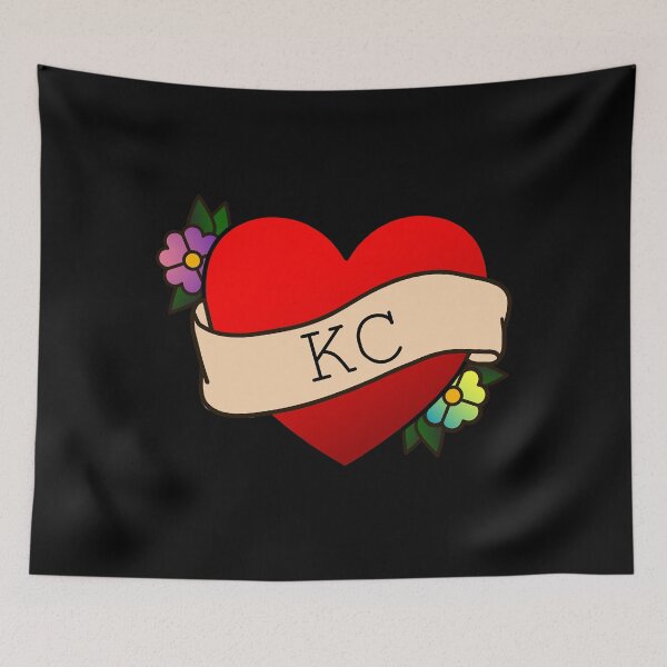 Item preview, KC old school heart designed and sold by enamalbjerdekx.