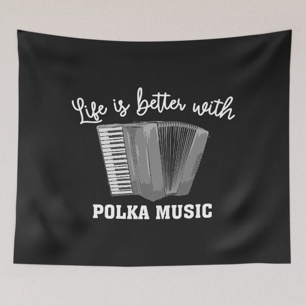 Item preview, Life Is Better With Polka Music  Cute Accordionist Gift Sweatshirt designed and sold by ricnikkiaavi.