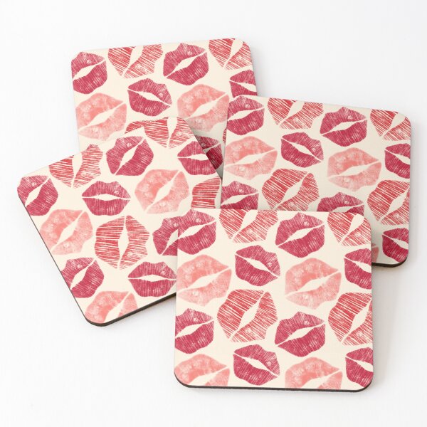 Item preview, Pattern Lips in Red Lipstick designed and sold by CotodiStudio.
