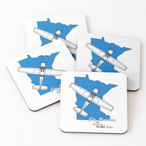 Item preview, Fly Minnesota C-172 Airplane Design (Lightly Distressed) designed and sold by RealPilotDesign.