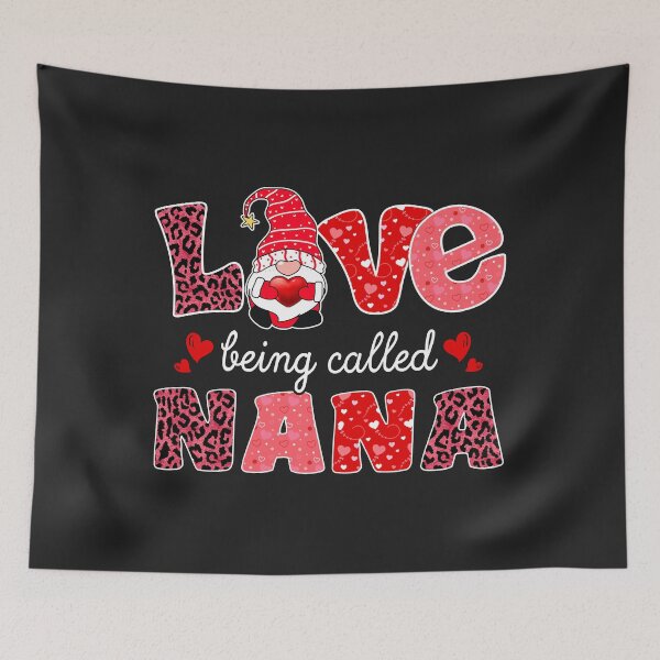Item preview, Love Being Called Nana Gnome Valentine Matching Family Long Sleeve designed and sold by ricnikkiaavi.