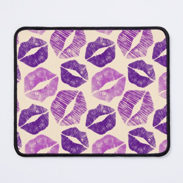 Item preview, Pattern Lips in Purple Lipstick designed and sold by CotodiStudio.