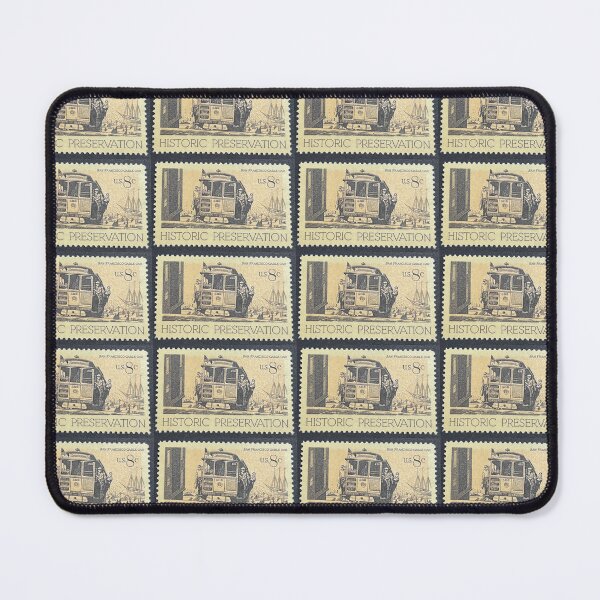 Item preview, San Francisco Cable Car Vintage Postage Stamp designed and sold by Factory57.