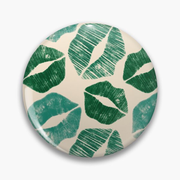 Item preview, Pattern Lips in Green Lipstick designed and sold by CotodiStudio.