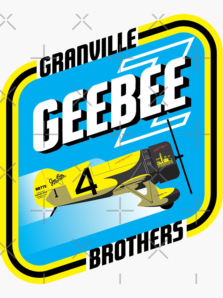 Thumbnail 3 of 3, Sticker, GeeBee Z designed and sold by Aeronautdesign.