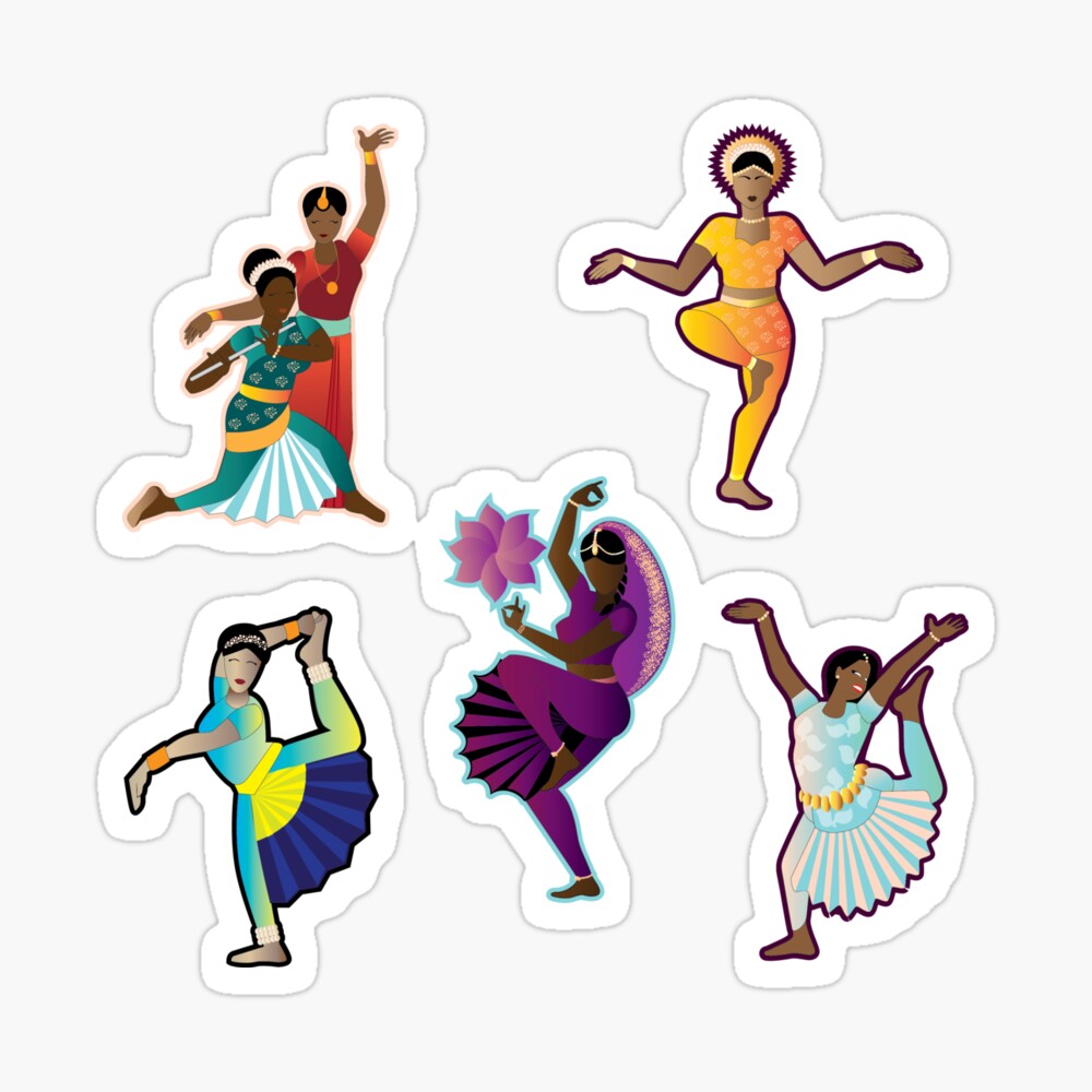 100,000 Bharatanatyam dancer illustration Vector Images | Depositphotos