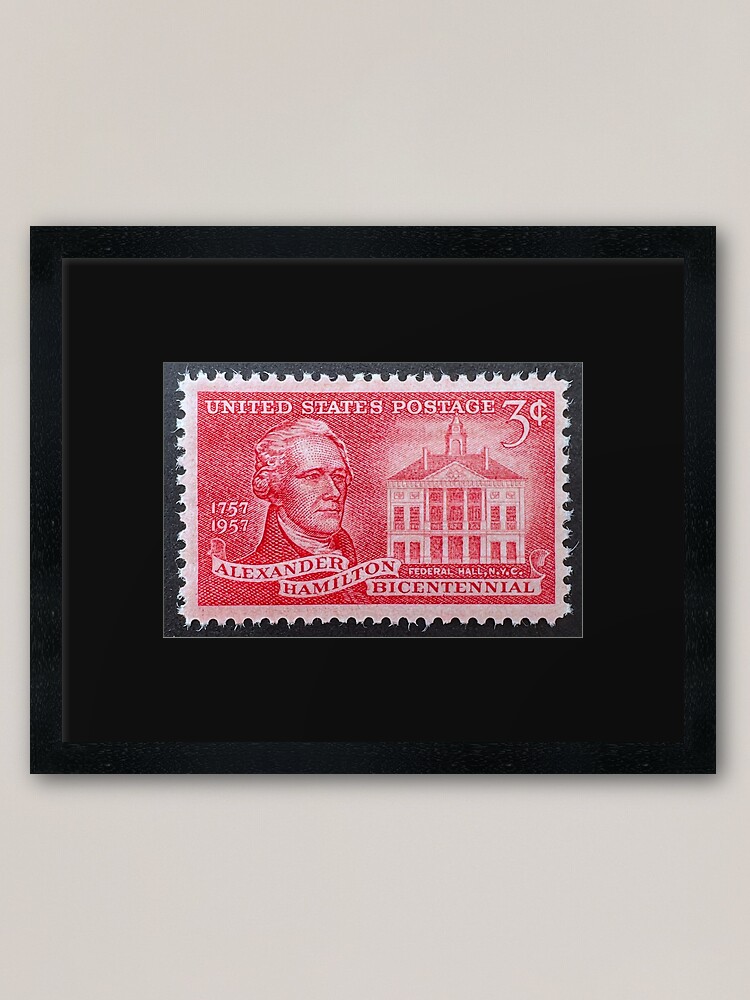 Alexander Hamilton Vintage Postage Stamp