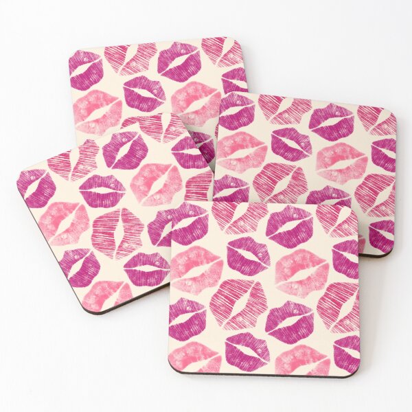Item preview, Pattern Lips in Pink Lipstick designed and sold by CotodiStudio.