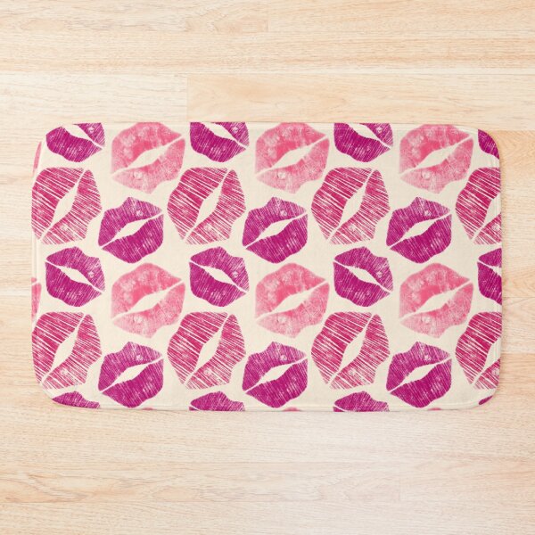 Item preview, Pattern Lips in Pink Lipstick designed and sold by CotodiStudio.