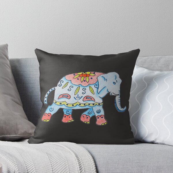 Item preview, Decorated elephant Indian style designed and sold by JoAnnFineArt.