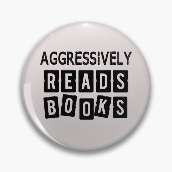 Item preview, Aggressively Reads Book Gift For Book Lovers Funny  designed and sold by JooArtPrints  ★★★★★.