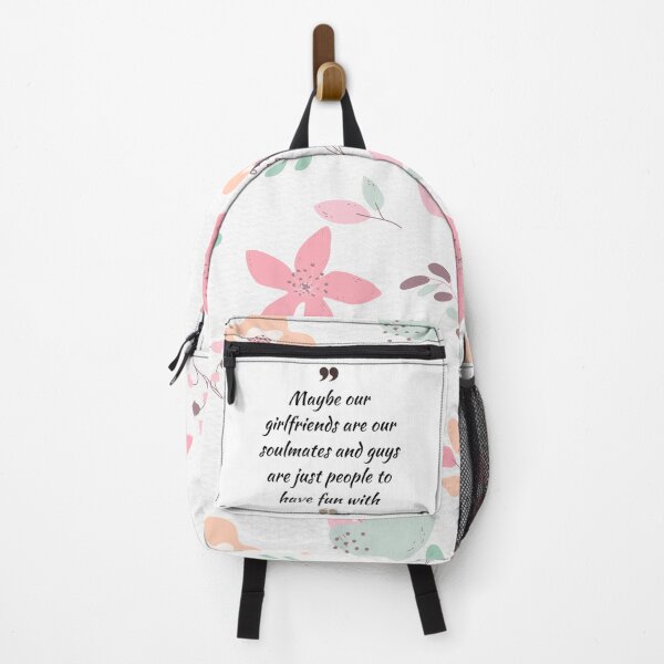 Item preview, Candace Bushnell - Maybe our girlfriends are our soulmates and guys are just people to have fun with - the best valentine quotes and sayings designed and sold by Zeeprint ★★★★★.
