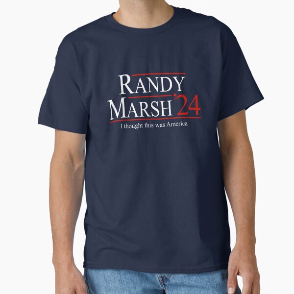 Vista previa del artículo con la obra «Randy Marsh '24 para presidente», diseñado y vendido por Primotees.