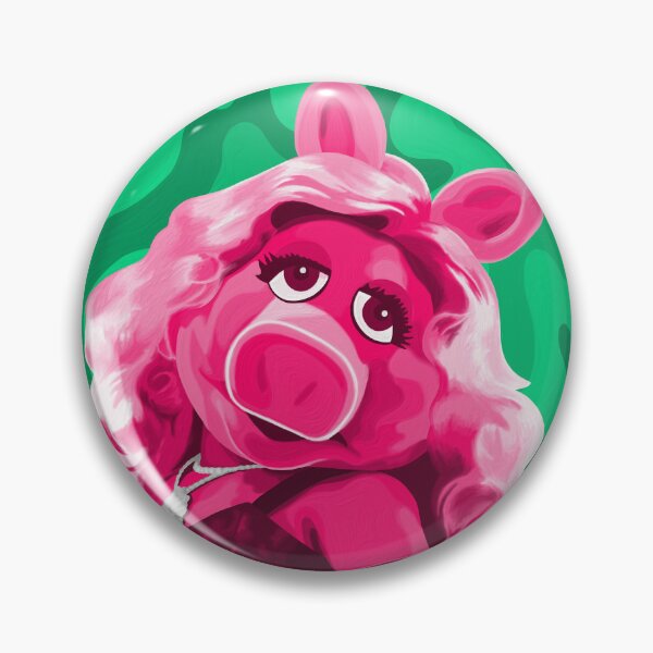 Item preview, Miss Piggy Portrait Painting (version 1/2 - with background) designed and sold by Jessiwins19.