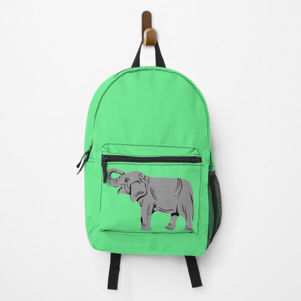 Item preview, Colorful TV Static Elephant Green Version designed and sold by Cora Gregory.