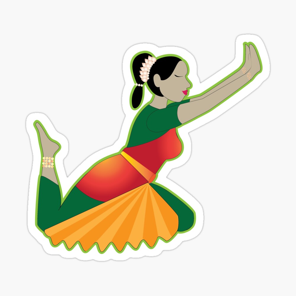 Indian traditional dance art Stock Vector Images - Alamy
