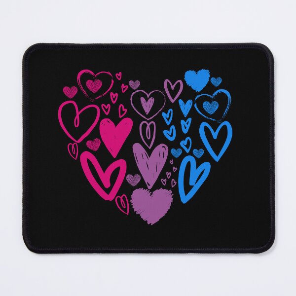 Item preview, Valentines Day Bi Hearts. Bisexual Pride designed and sold by Subtle Pride Shop.