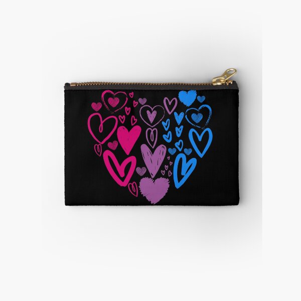 Item preview, Valentines Day Bi Hearts. Bisexual Pride designed and sold by Subtle Pride Shop.