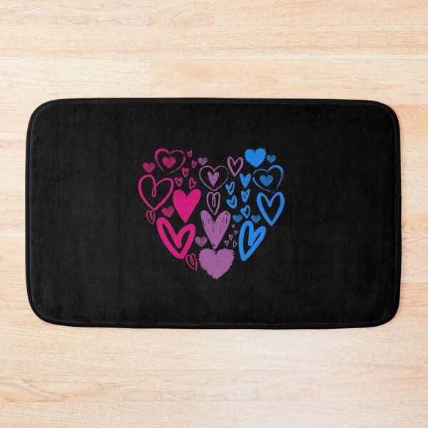 Item preview, Valentines Day Bi Hearts. Bisexual Pride designed and sold by Subtle Pride Shop.