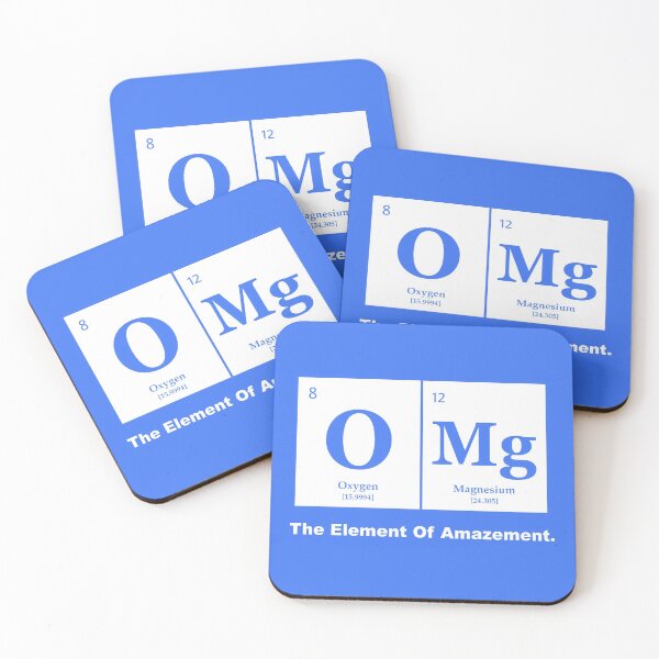 Item preview, OMG the Element of Amazement, Science Humor designed and sold by Cloud9hopper.