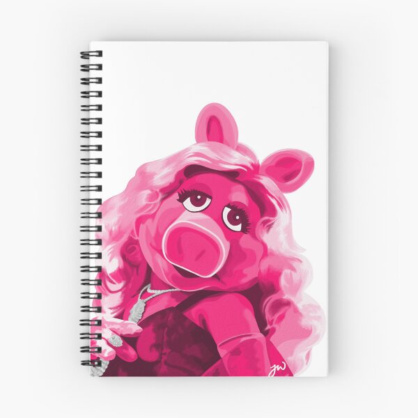 Aperçu de l'œuvre Miss Piggy Portrait Painting (version 2/2 - pas de fond) créée et vendue par Jessiwins19.