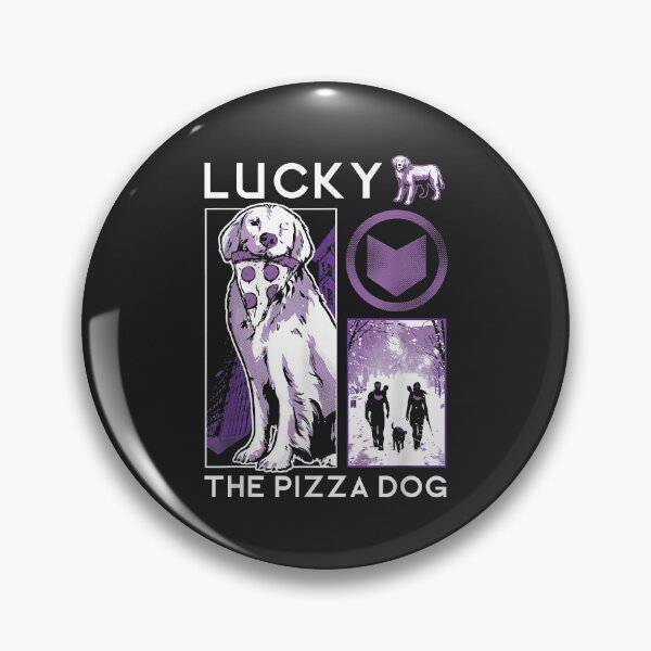 Item preview, Marvel Hawkeye Lucky The Pizza Dog Purple Collage designed and sold by ricnikkiaavi.