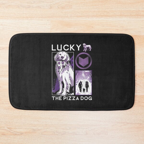Item preview, Marvel Hawkeye Lucky The Pizza Dog Purple Collage designed and sold by ricnikkiaavi.