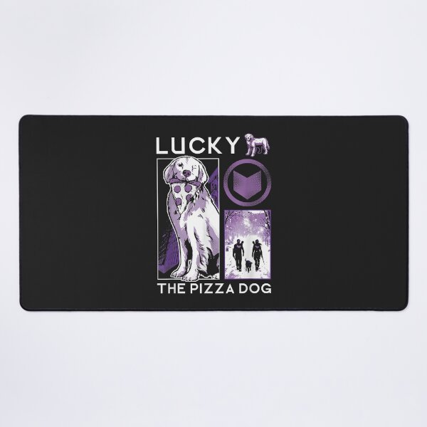 Item preview, Marvel Hawkeye Lucky The Pizza Dog Purple Collage designed and sold by ricnikkiaavi.