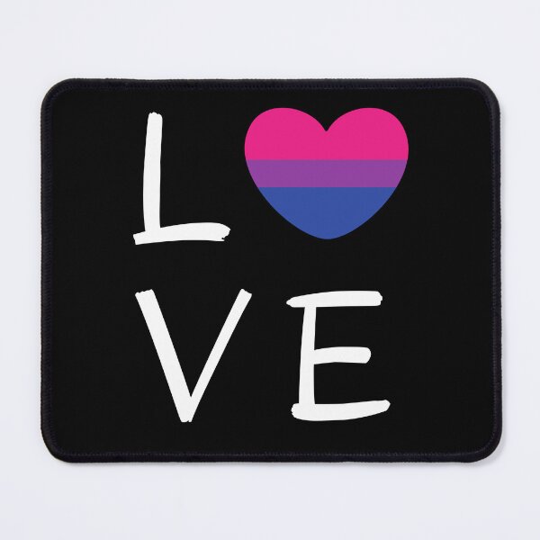 Item preview, LOVE Bi Heart. Bisexual Pride designed and sold by Subtle Pride Shop.