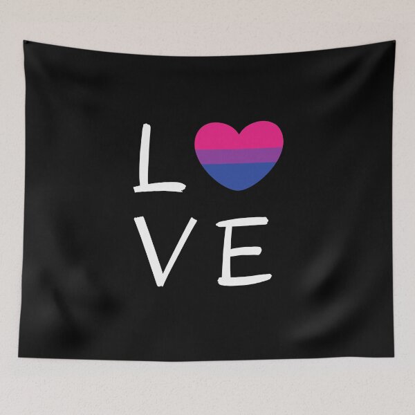 Item preview, LOVE Bi Heart. Bisexual Pride designed and sold by Subtle Pride Shop.