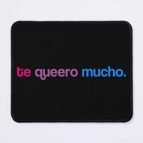 Item preview, te queero mucho Bi. Bisexual Pride designed and sold by Subtle Pride Shop.