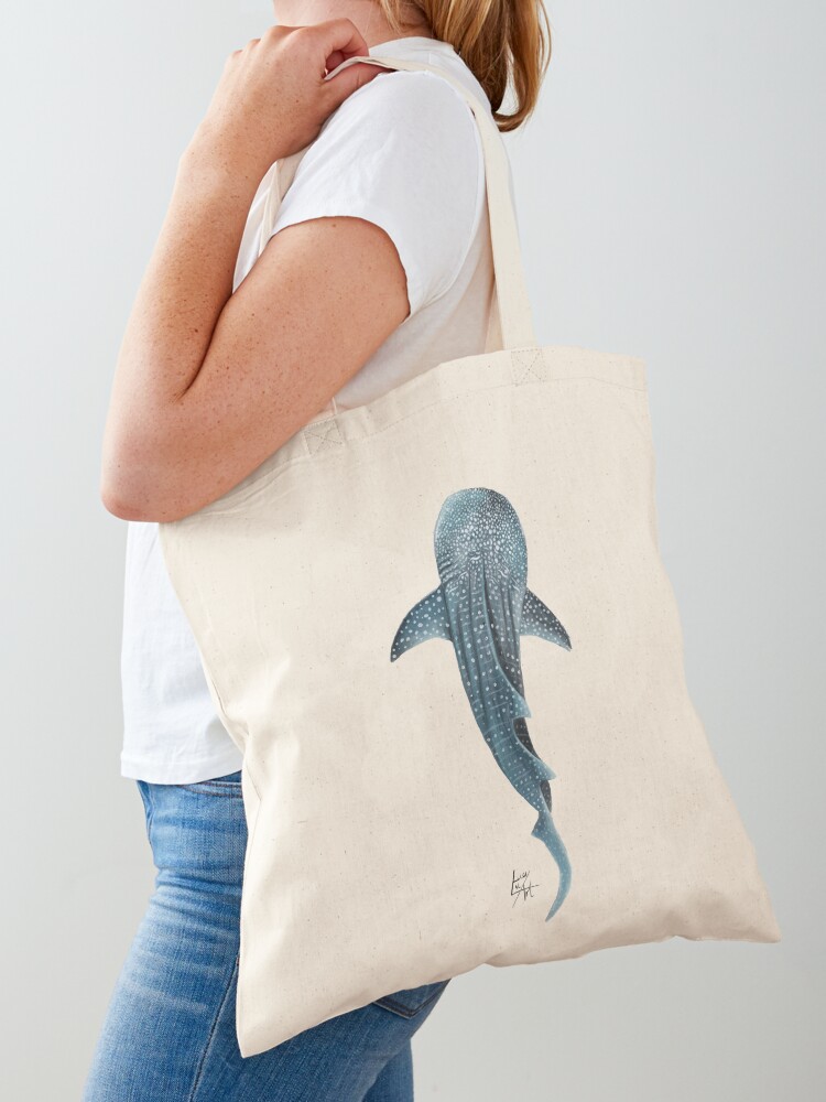 Thumbnail 1 of 5, Tote Bag, Whale Shark designed and sold by lucyluart.