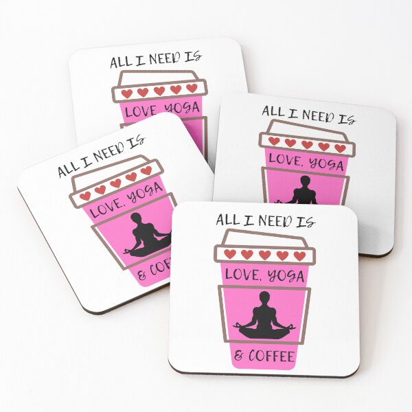 Item preview, All I need is Love, Yoga and Coffee designed and sold by RoHFF.