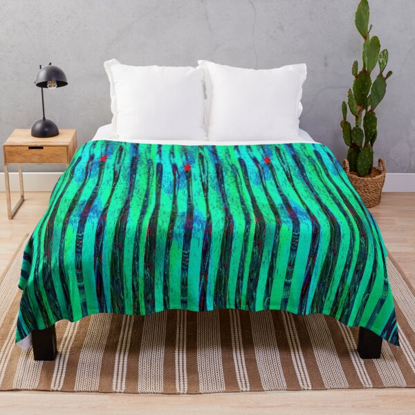 Item preview, Watercolor Stripes in Green, Blue and Black designed and sold by AlteredAtelier.