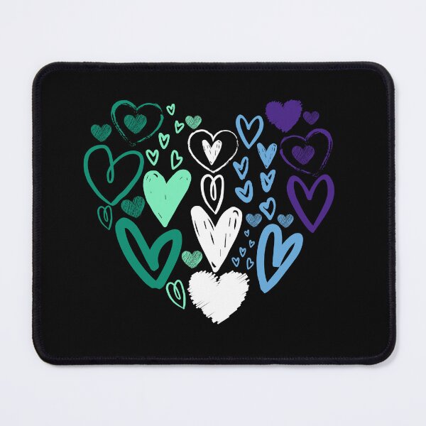 Item preview, Valentines Day Vincian Male Hearts. Gay Men Pride designed and sold by Subtle Pride Shop.