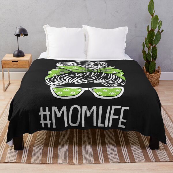 Item preview, Mom-Life Mothers-Day Weed Marijuana Cannabis Pot-head Stoner Zip Hoodie designed and sold by ricnikkiaavi.