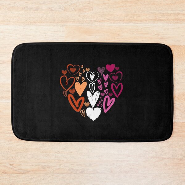 Item preview, Valentines Day Gay Hearts. Lesbian Pride designed and sold by Subtle Pride Shop.
