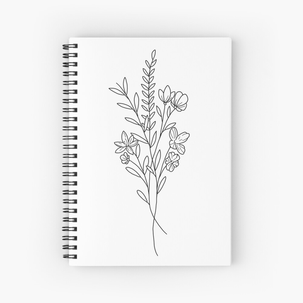 Flowers bouquet tattoo version 3 Art Print