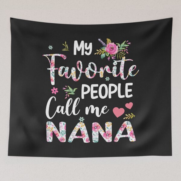 Item preview, My Favorite People Call Me Nana Flower Sweatshirt designed and sold by ricnikkiaavi.