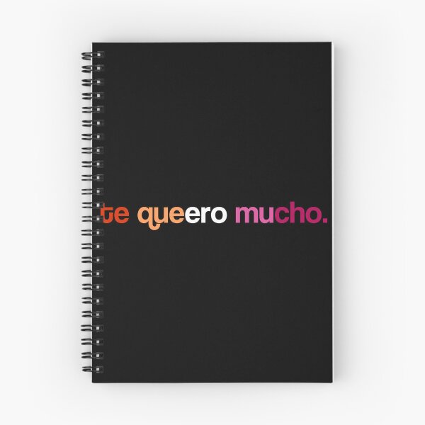 Item preview, te queero mucho. Lesbian Pride designed and sold by Subtle Pride Shop.