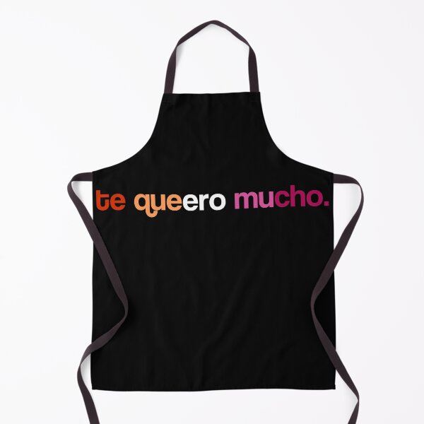 Item preview, te queero mucho. Lesbian Pride designed and sold by Subtle Pride Shop.