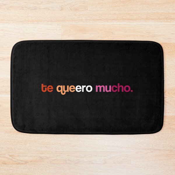 Item preview, te queero mucho. Lesbian Pride designed and sold by Subtle Pride Shop.