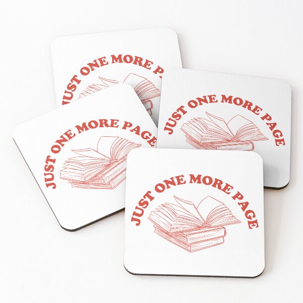 Item preview, Just One More Page, Book Club, Red designed and sold by anghelapparel.
