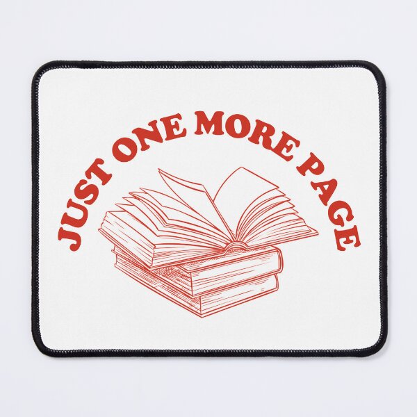 Item preview, Just One More Page, Book Club, Red designed and sold by anghelapparel.