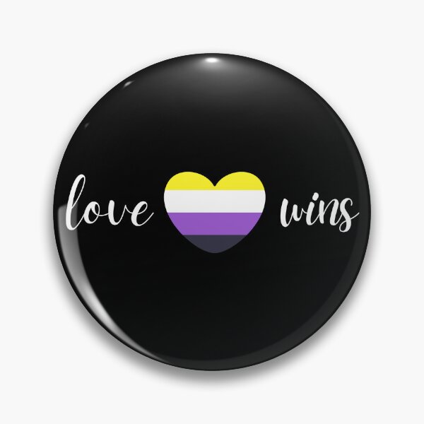 Item preview, Love Wins Non Binary. Nonbinary Pride designed and sold by Subtle Pride Shop.