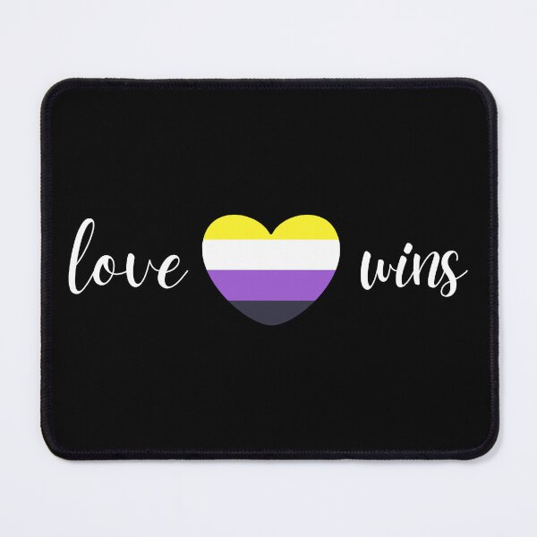 Item preview, Love Wins Non Binary. Nonbinary Pride designed and sold by Subtle Pride Shop.