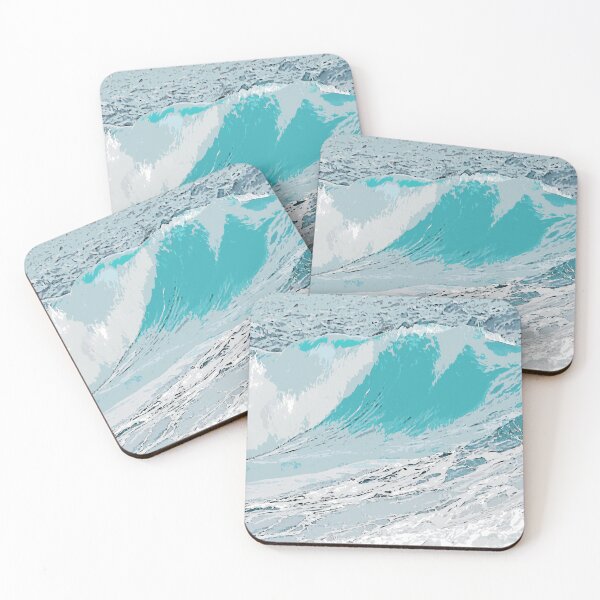 Item preview, Sea waves color art designed and sold by artdragongift 15.
